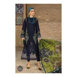Premium Embroidered Ladies Suit - Design 066