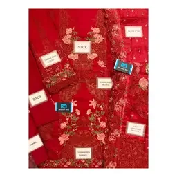 Premium Embroidered Ladies Suit - Design 064