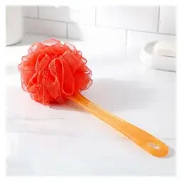 Long-Handle Bath Sponge and Back Scrubber